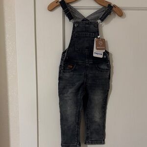 Mayoral Charcoal Kids Overalls